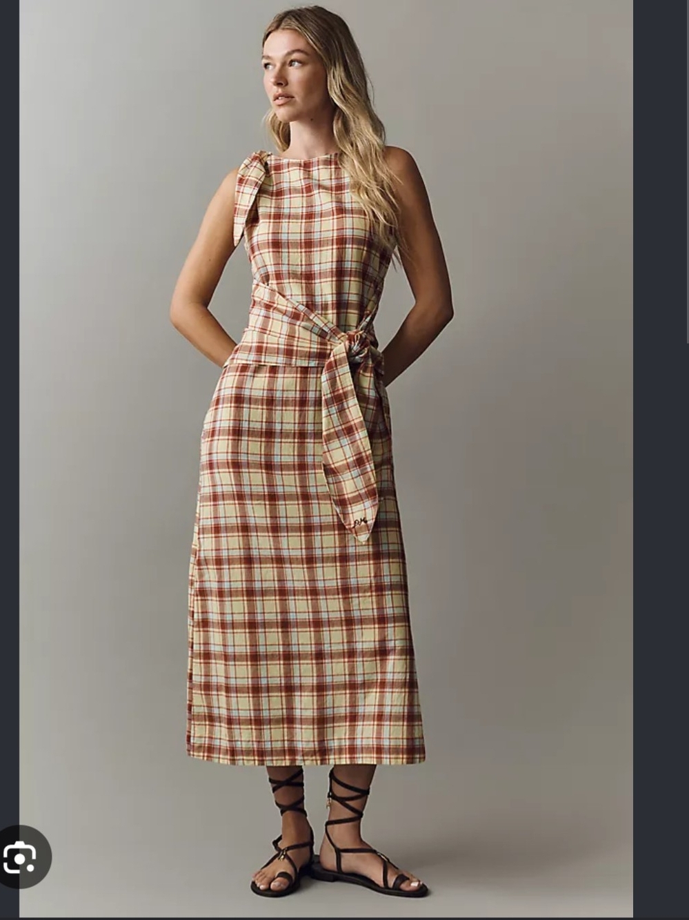 NWT Damson Madder Sleeveless Midi Dress